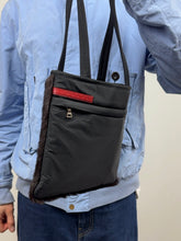 Prada Sport 1999 Nylon Fur Shoulder Bag