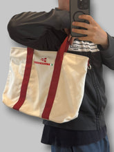 Prada Luna Rossa Canvas Tote Bag