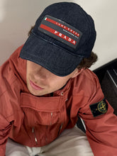 Prada Luna Rossa Denim Cap