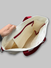 Prada Luna Rossa Canvas Tote Bag