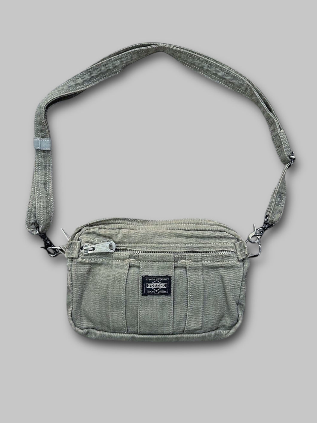 Porter Yoshida Herringbone Crossbody Bag